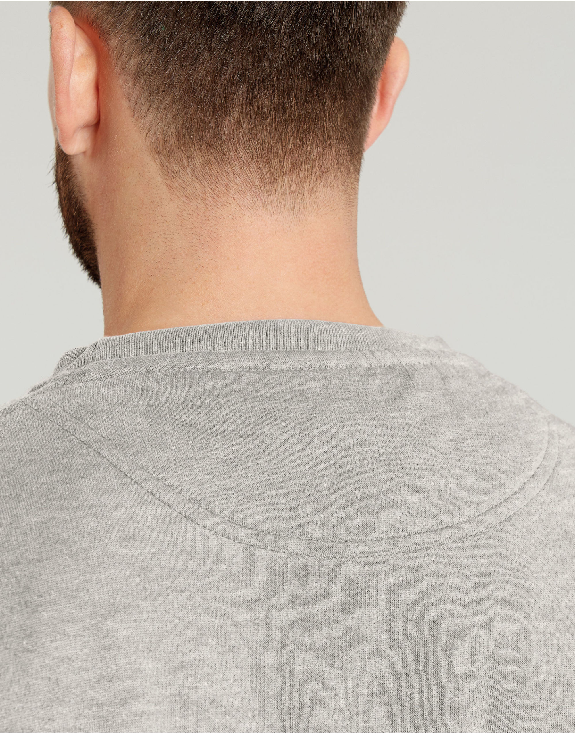 UCC002 Heather Grey Detail